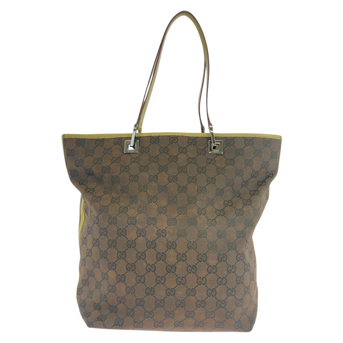 Gucci GG Canvas Leather 2way Tote Bag