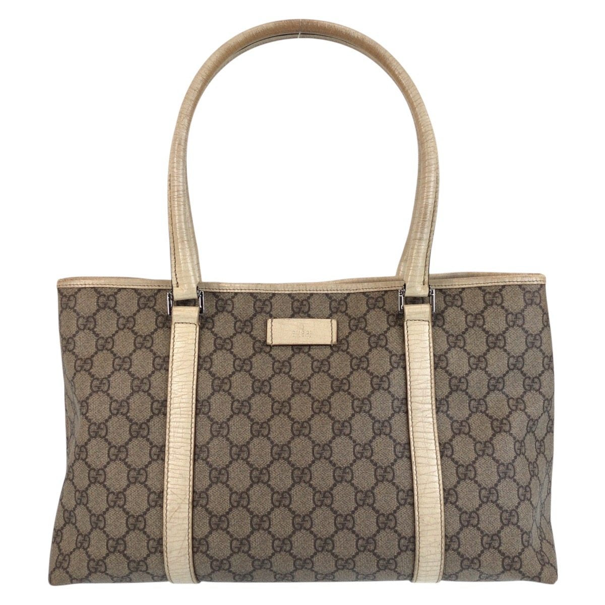 Gucci GG Supreme Canvas Leather 2way Tote Bag