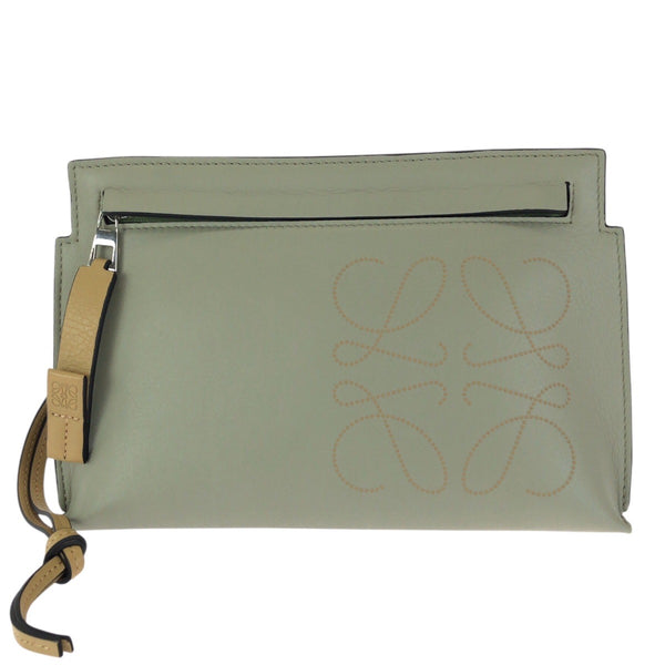 Loewe Anagram Leather Clutch Bag