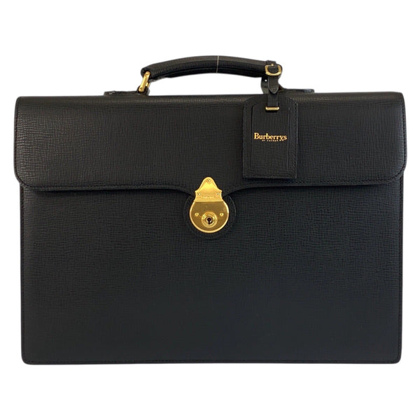 Burberrys Leather Briefcase