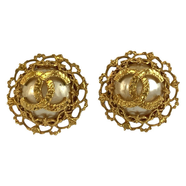 Chanel Coco Mark Clip Earrings