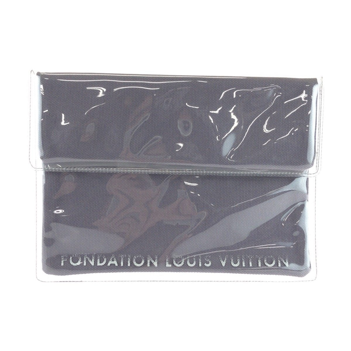 Louis Vuitton Fondation Paris Nylon Canvas Clutch Bag
