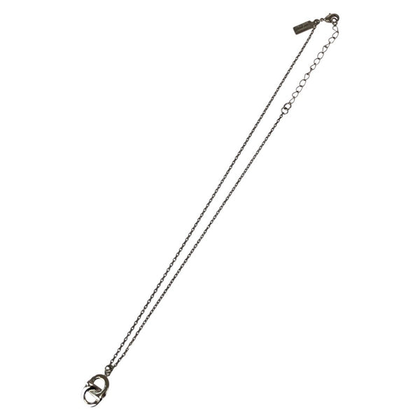 Salvatore Ferragamo Gancini Brass Necklace