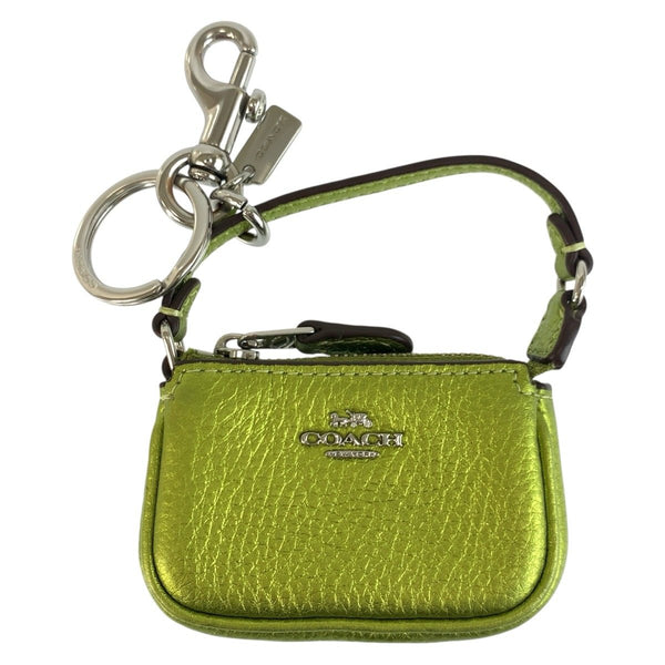 COACH Mini Nolita Leather Bag Charm