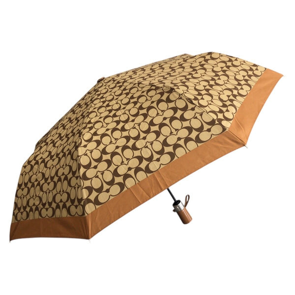 COACH Polyester Folding Umbrella