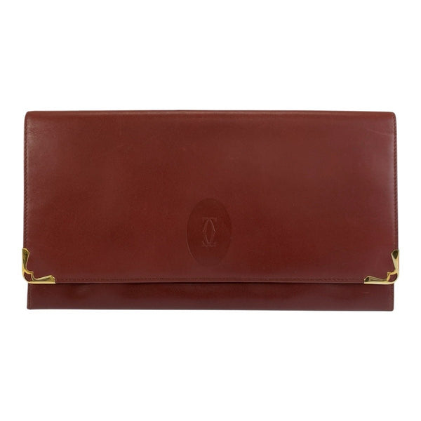 Cartier Must Line Leather Clutch Bag