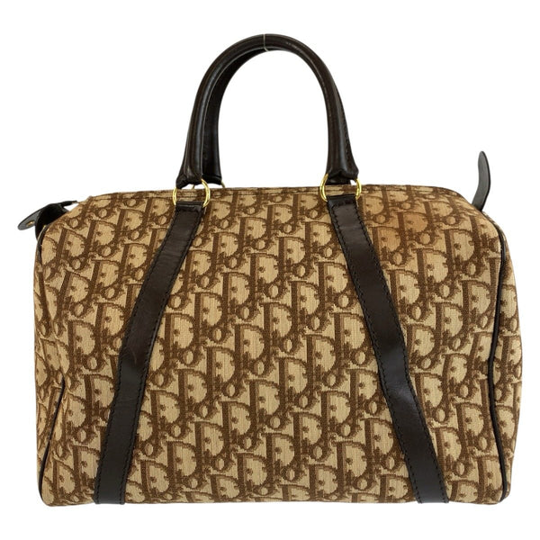 Christian Dior Trotter Canvas Boston Bag