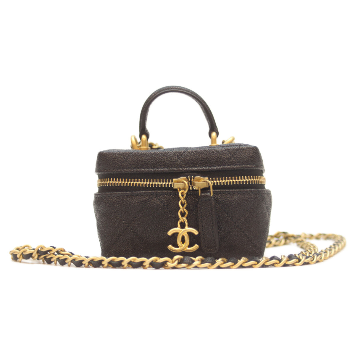 Chanel Caviar Mini Vanity Shoulder Bag