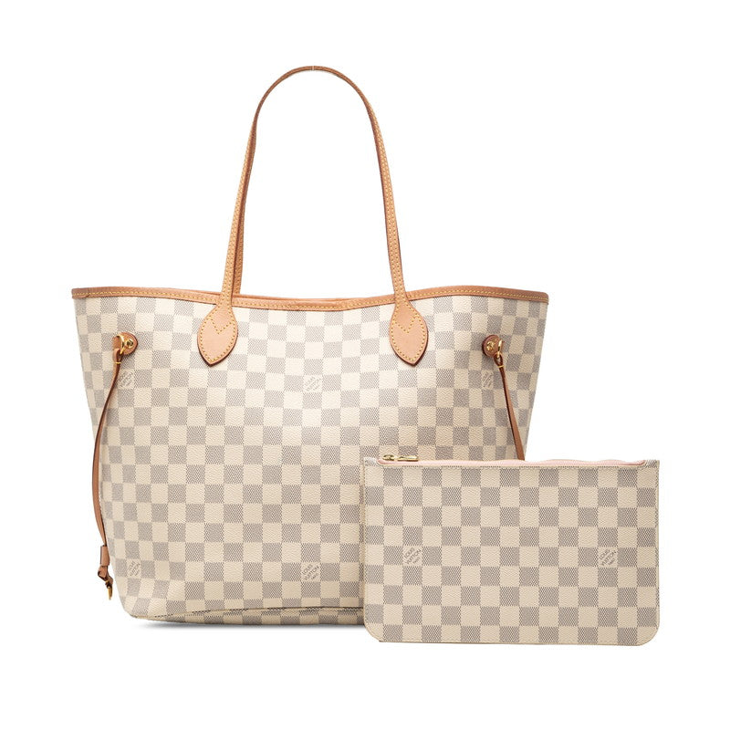 Louis Vuitton Neverfull MM Damier Azur Tote Bag