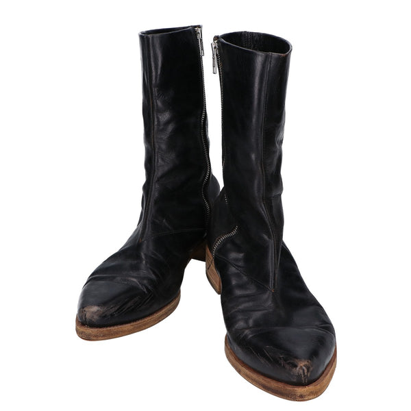 Carol Christian Poell Cordovan SAFE Side Zip Boots