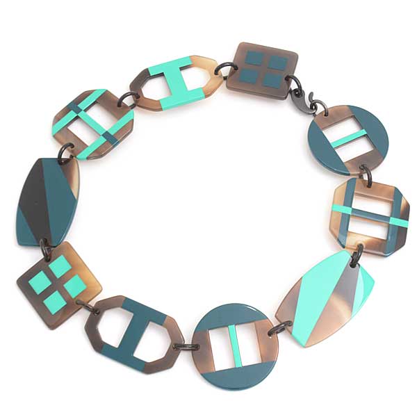 Hermes Buffalo Horn Necklace Choker