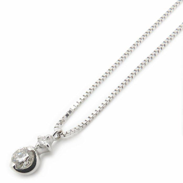 Au750 White Gold Diamond Necklace