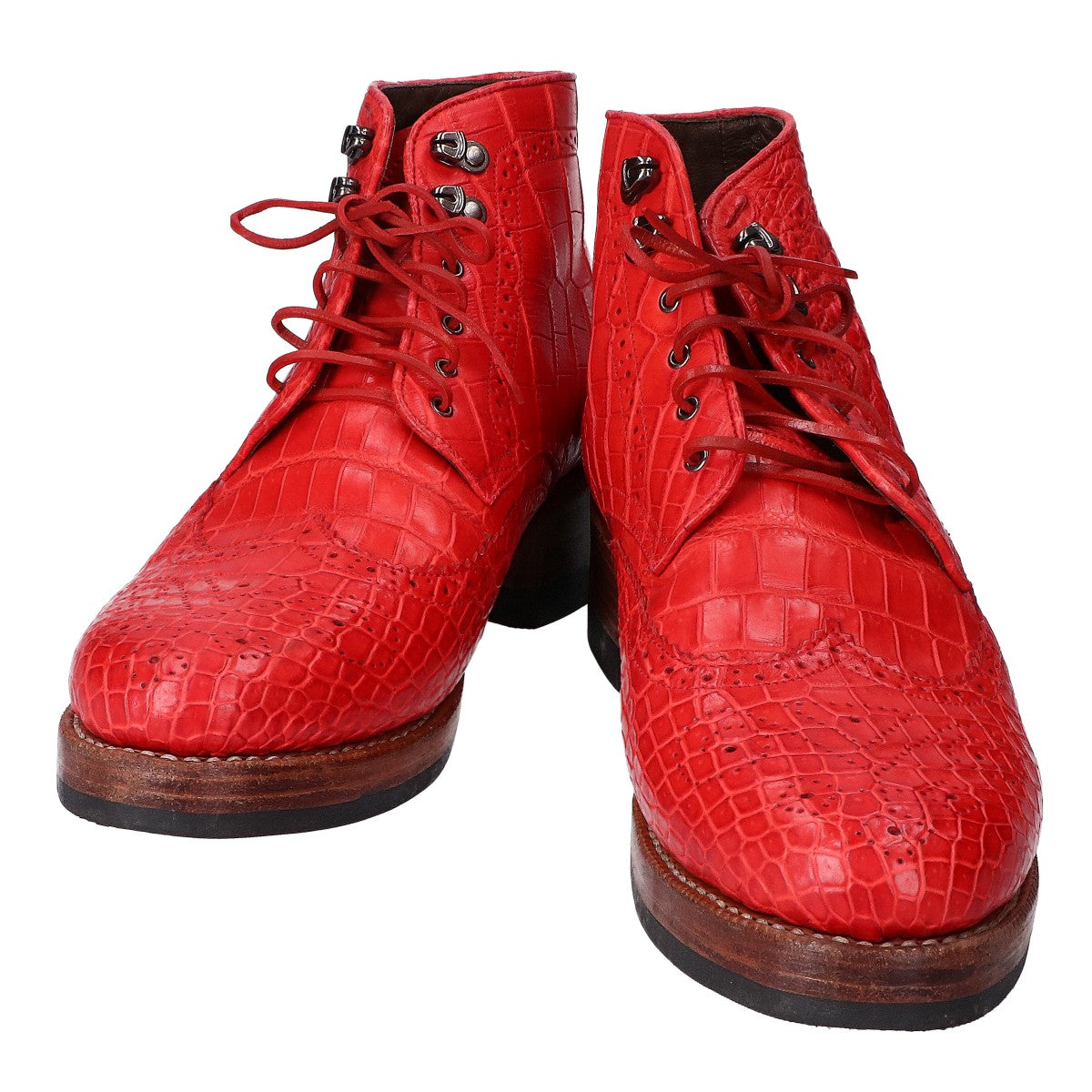 ZELE-PARIS Special Edition Crocodile Mountain Boots