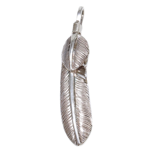 FIRST-ARROW'S Silver Feather Pendant