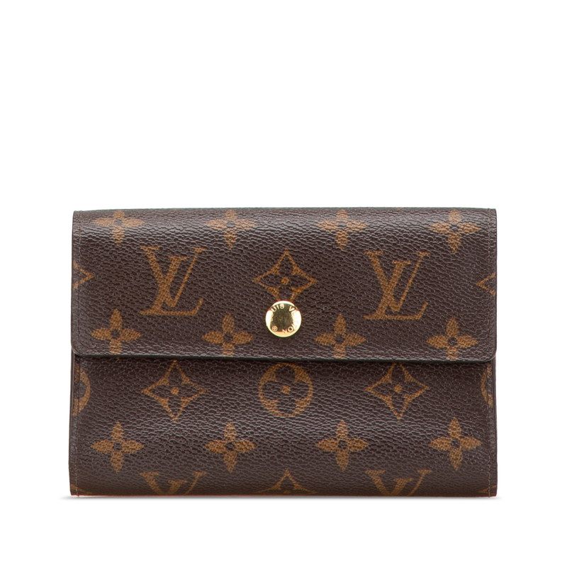 Louis Vuitton Portefeuille Alexandra Monogram Trifold Wallet