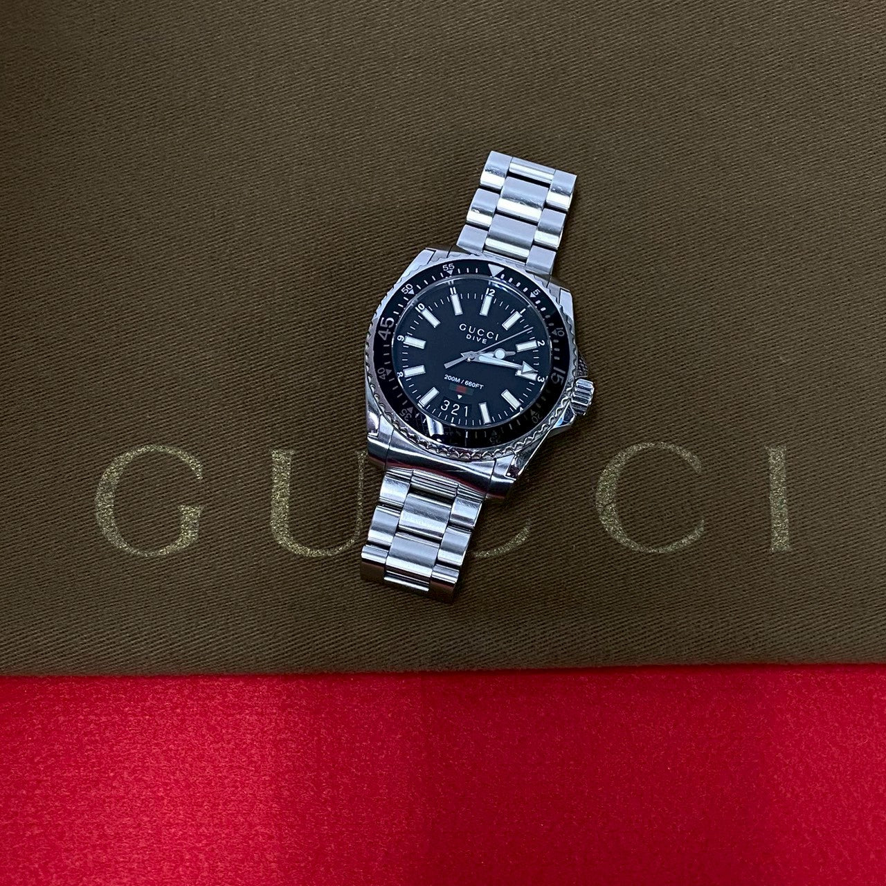 Gucci Dive Stainless Steel Watch