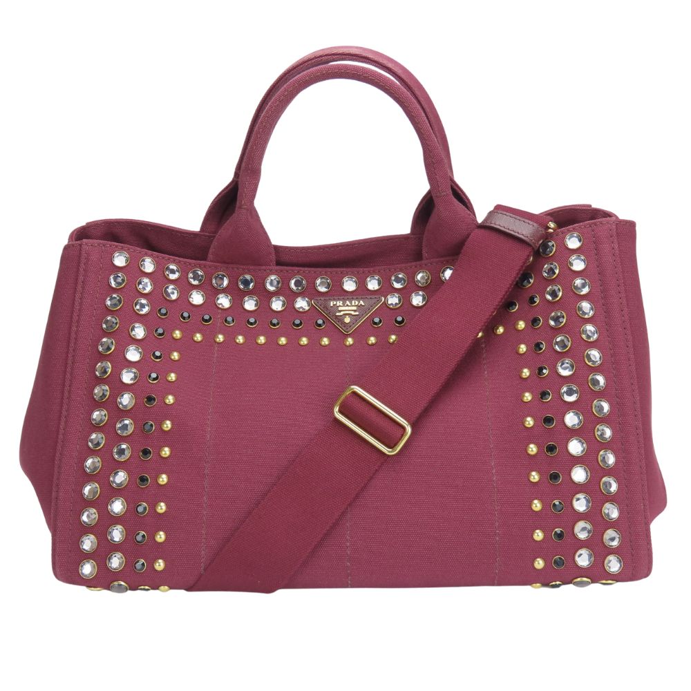 Prada Canapa Canvas Tote Bag