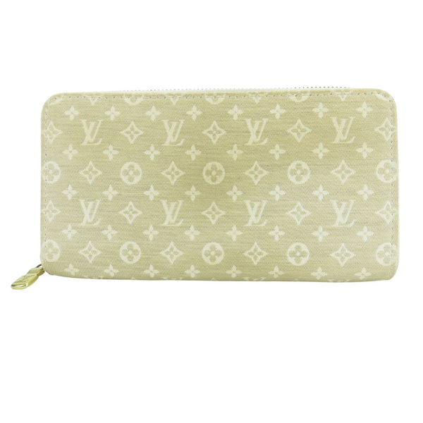 Louis Vuitton Monogram Mini Lin long zip around wallet
