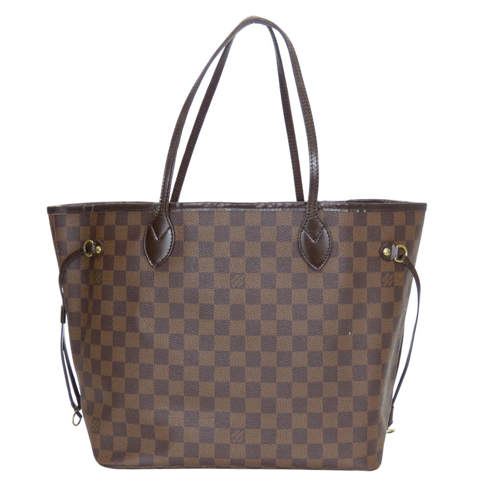 Louis Vuitton Neverfull Damier Ebene Tote Bag