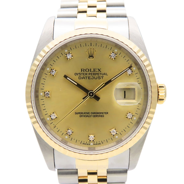 Rolex Datejust Stainless Steel Au750 Watch