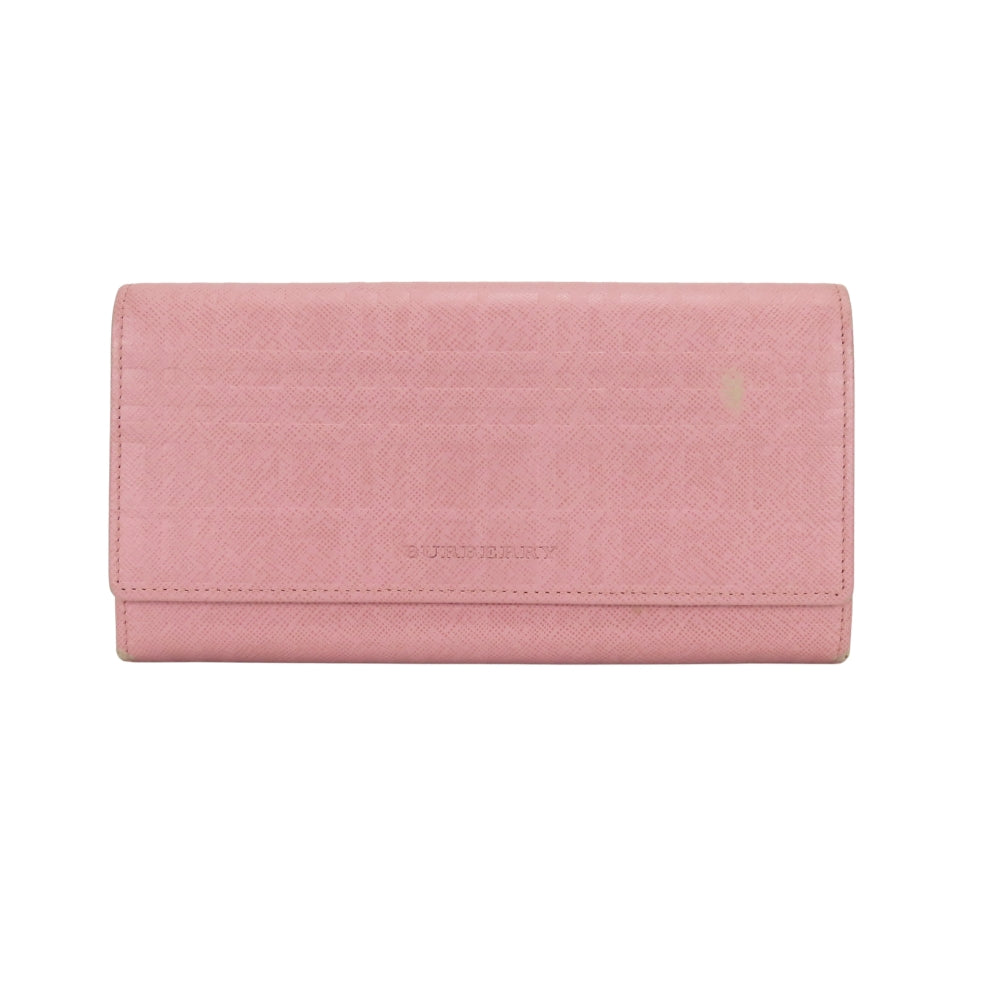 Burberry Leather Long Wallet
