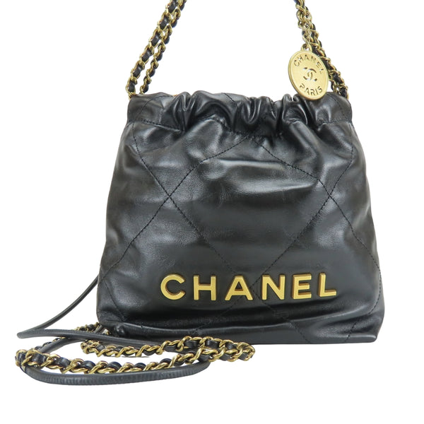 Chanel Chanel22 Shiny Calfskin Shoulder Bag