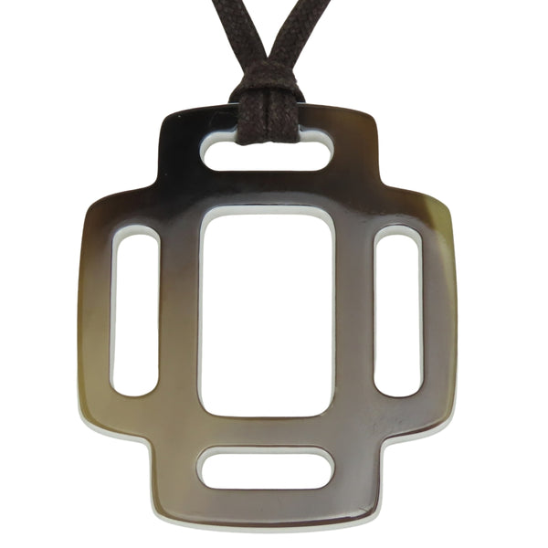 Hermes Rhythm Buffalo Horn Necklace