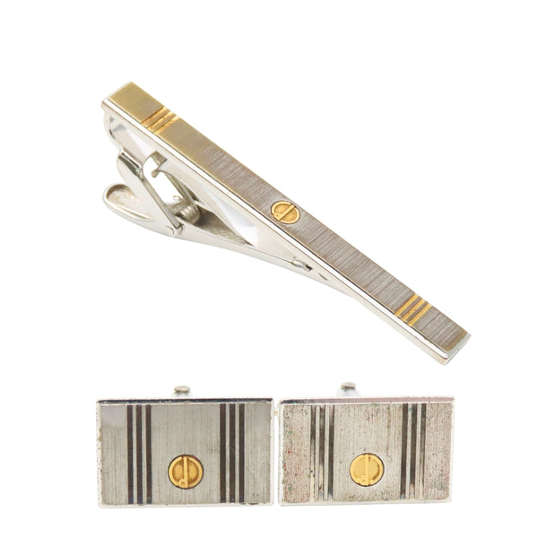 Dunhill Tie Clip Cufflinks Set