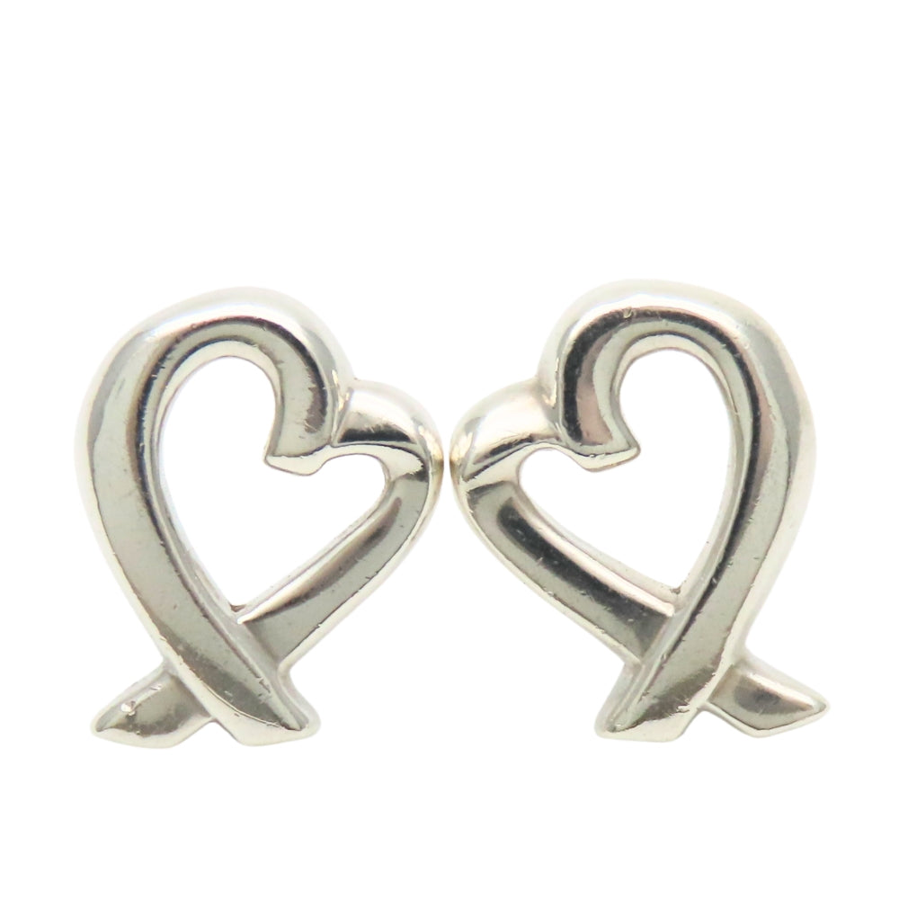 Tiffany&Co. Loving Heart Silver Earrings