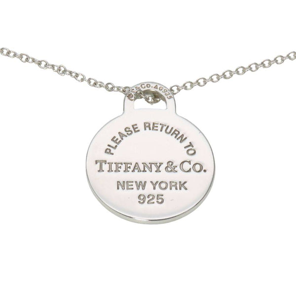 TIFFANY&Co. Return to Round Heart Silver Necklace