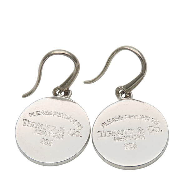 Tiffany&Co. Return to Round Silver Earrings