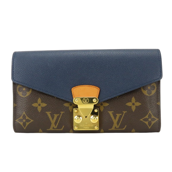 Louis Vuitton Portefeuille Pallas Monogram Leather Long Wallet