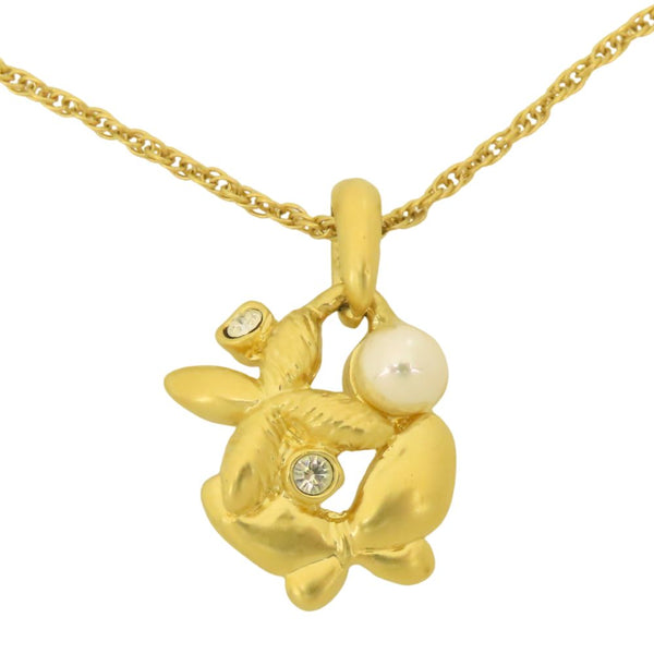 HANAE MORI Butterfly Pendant Necklace