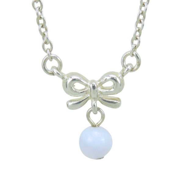courreges Silver Ribbon Necklace