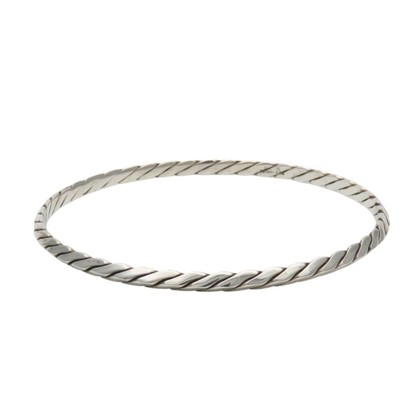 Tiffany&Co. Knife Edge Twist Platinum Bracelet