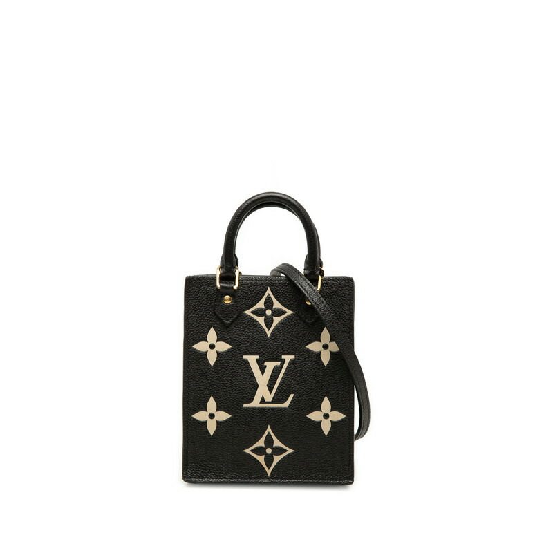 Louis Vuitton Monogram Empreinte Petit Sac Plat 2way bag