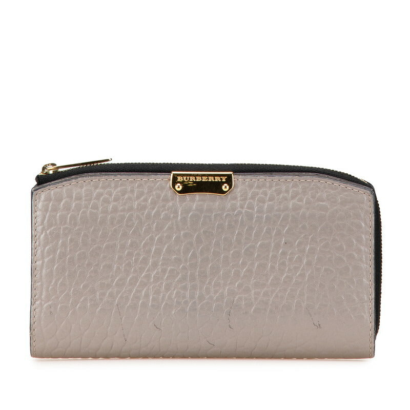 Burberry Leather Long Wallet