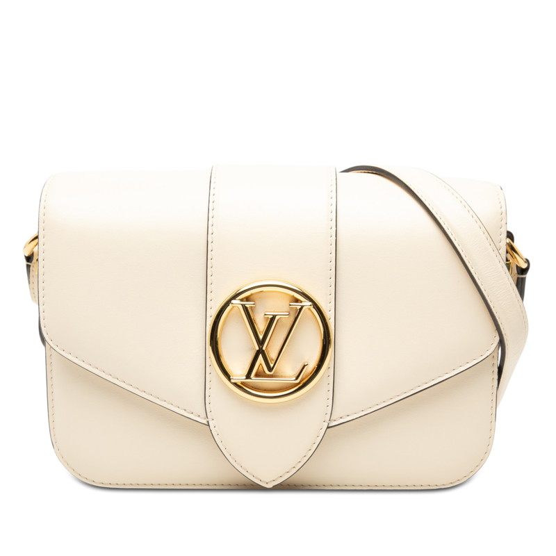Louis Vuitton Pont Neuf Leather Shoulder Bag