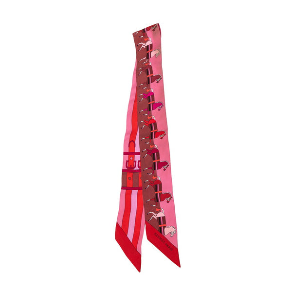 Hermes Rocabar Silk Twilly Scarf