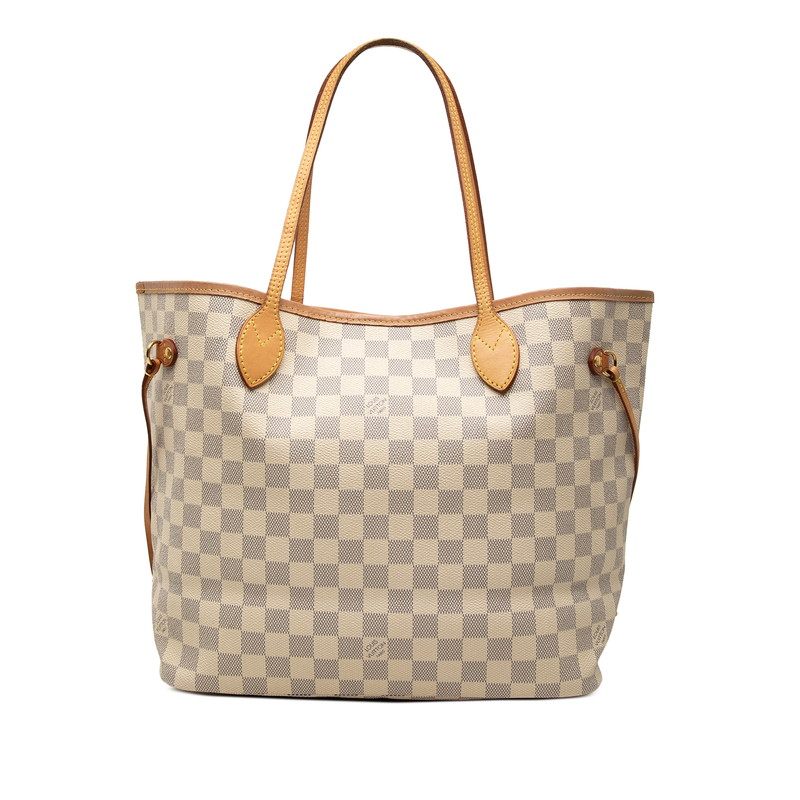 Louis Vuitton Neverfull MM Damier Azur Tote Bag