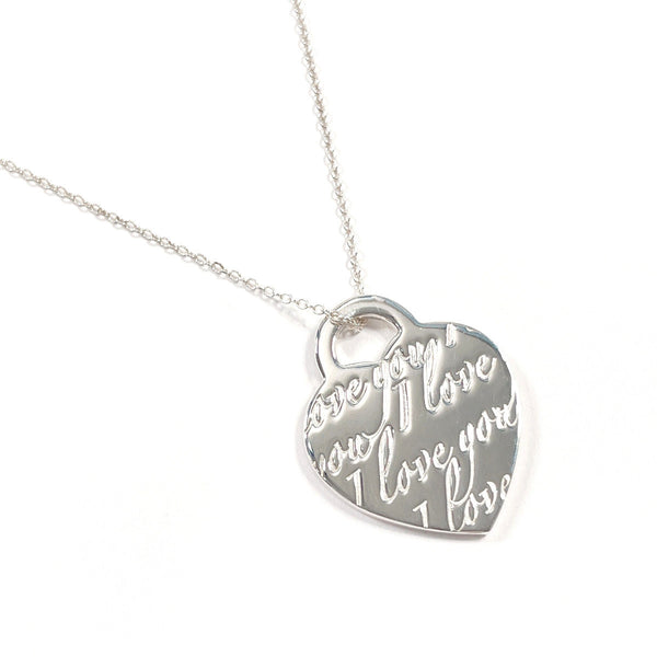 Tiffany & Co. Notes Heart Tag 925 Silver Necklace