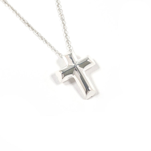 Tiffany & Co. Tenderness Heart Cross Silver Necklace