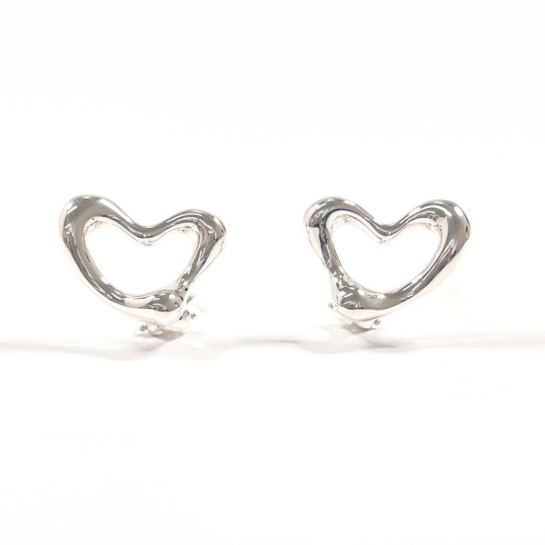 Tiffany & Co. Open Heart Elsa Peretti Silver Earrings