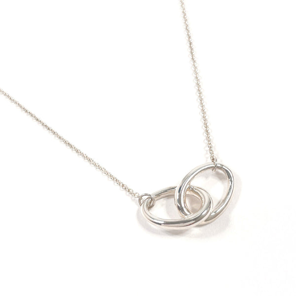 Tiffany & Co. Elsa Peretti Double Loop Silver Necklace
