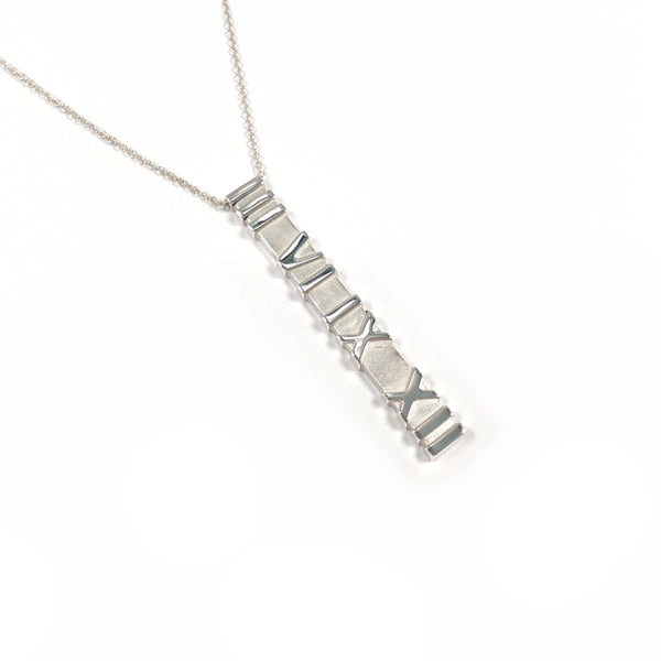 Tiffany & Co. Atlas Bar Silver 925 Necklace