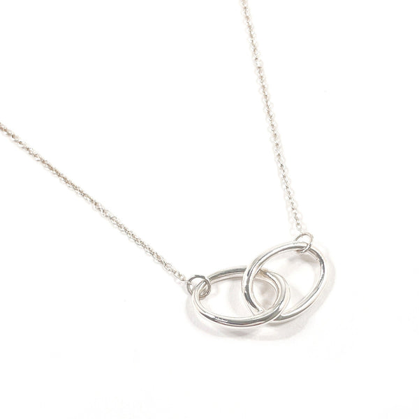 Tiffany & Co. Elsa Peretti Double Loop Silver Necklace
