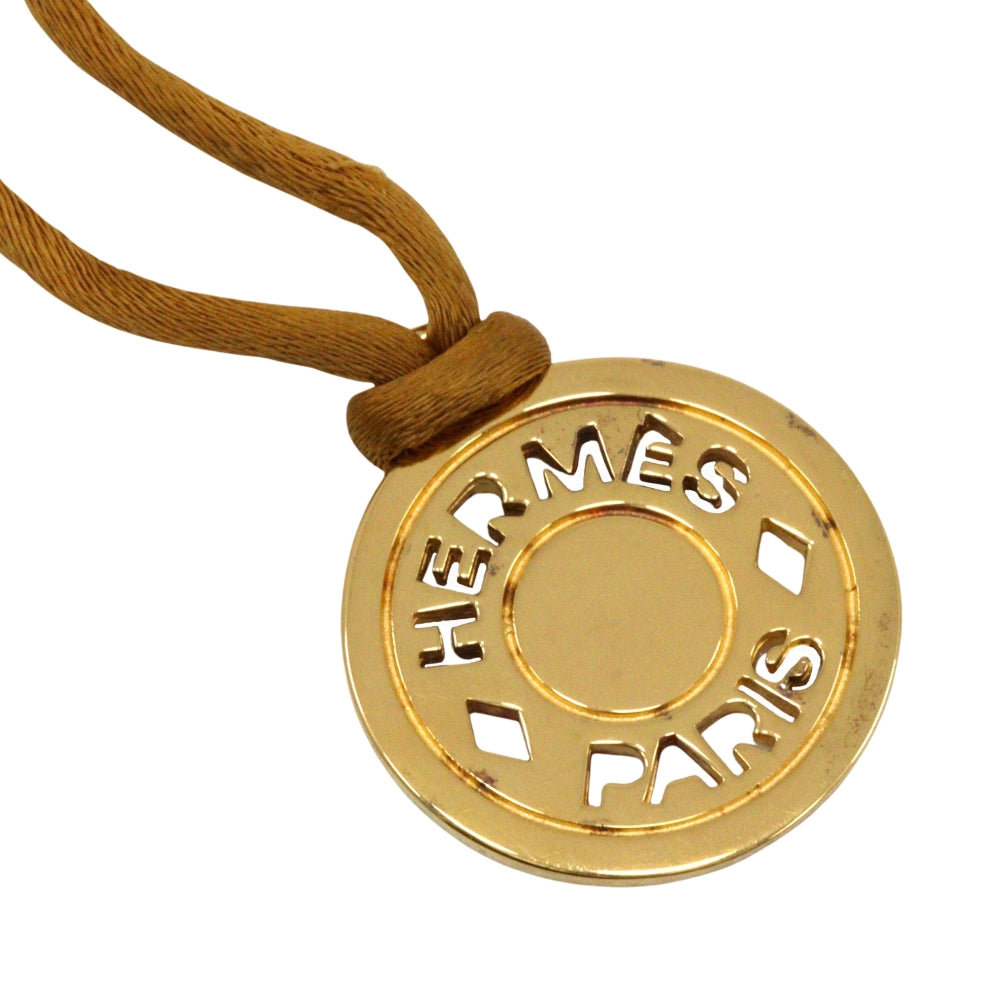 Hermes Serie Leather Necklace