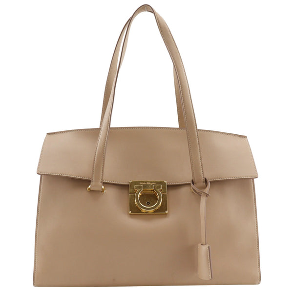 Salvatore Ferragamo Gancini Calf Tote Bag