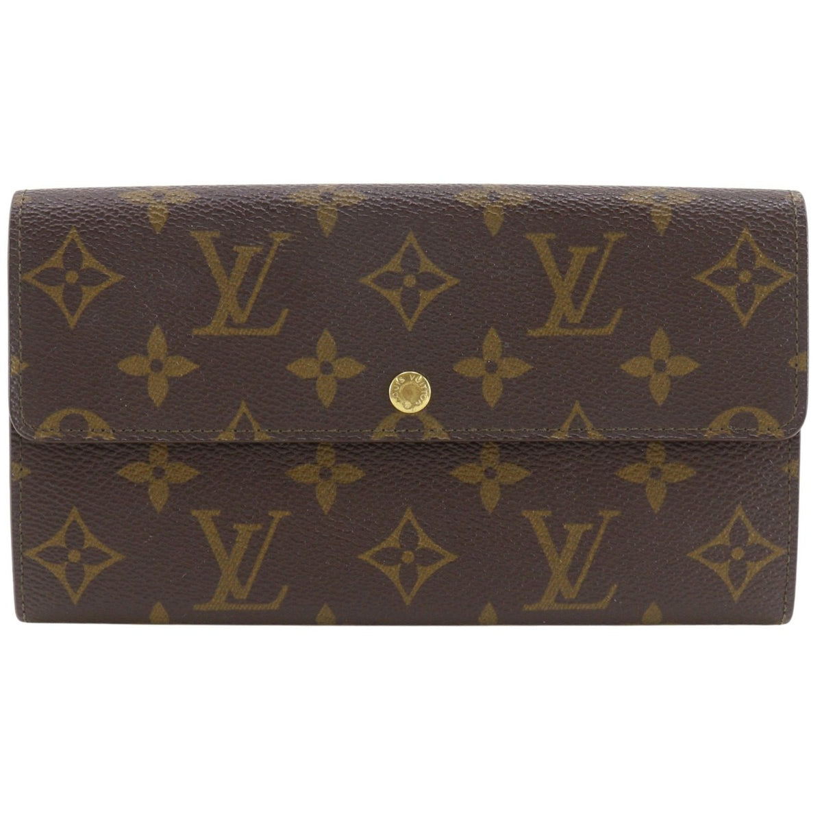 Louis Vuitton Pochette Porte Monnaie Credit Monogram Long Wallet