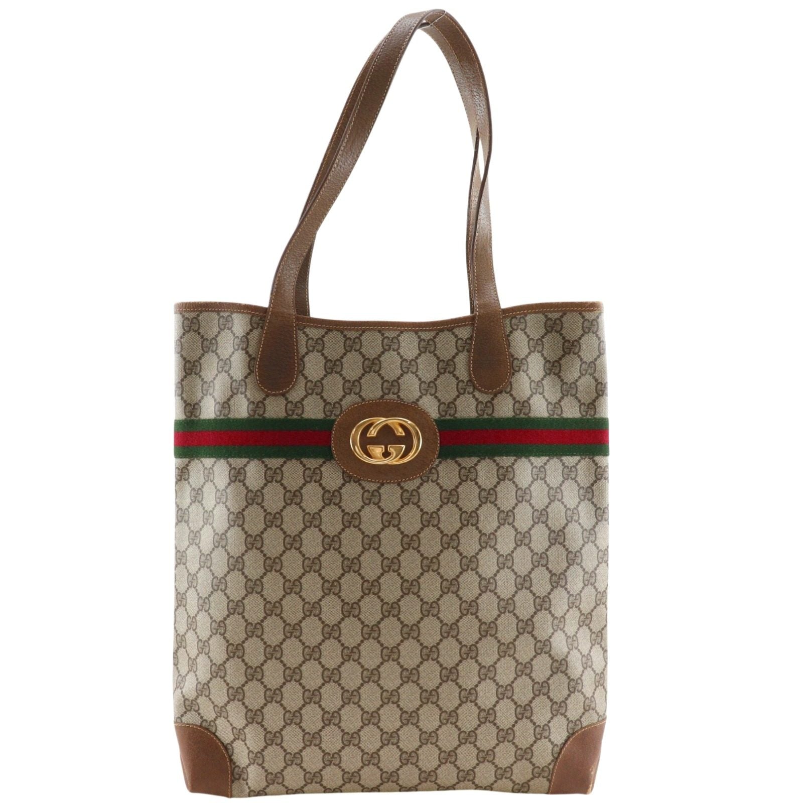 Gucci Sherry Line GG Supreme Canvas Tote Bag